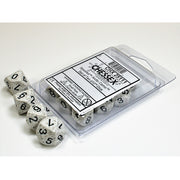 CHX 25111 Speckled Arctic Camo Set of Ten d10s
