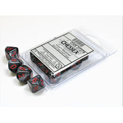 CHX 27278 Velvet Black/red Set of Ten d10s