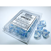 CHX 27381 Borealis Icicle/light blue Set of Ten d10s