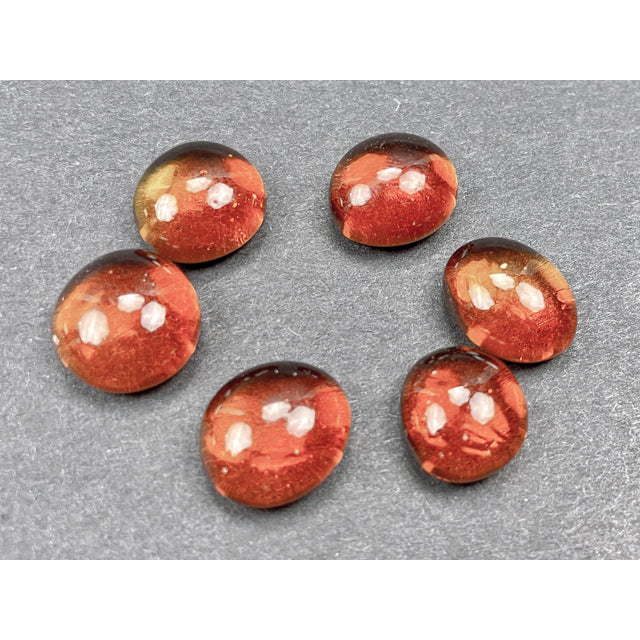 CHX 01123BAG Translucent Orange Glass Stones Bag