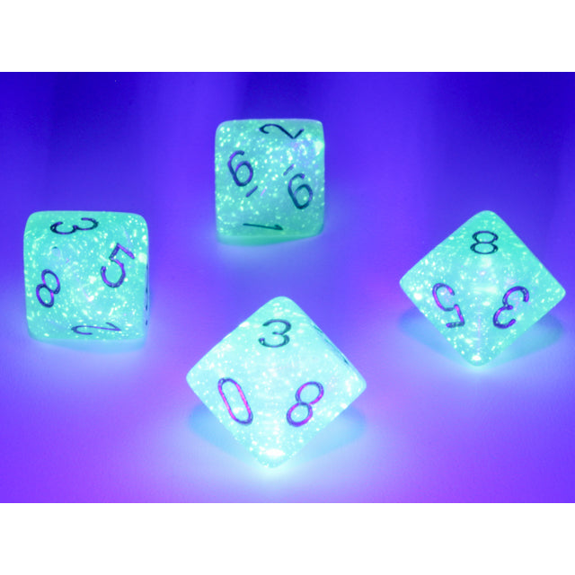 CHX 27375 Borealis Light Green/gold Luminary Set of Ten d10s