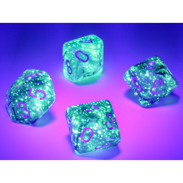 CHX 27378 Borealis Light Smoke/silver Luminary Set of Ten d10s