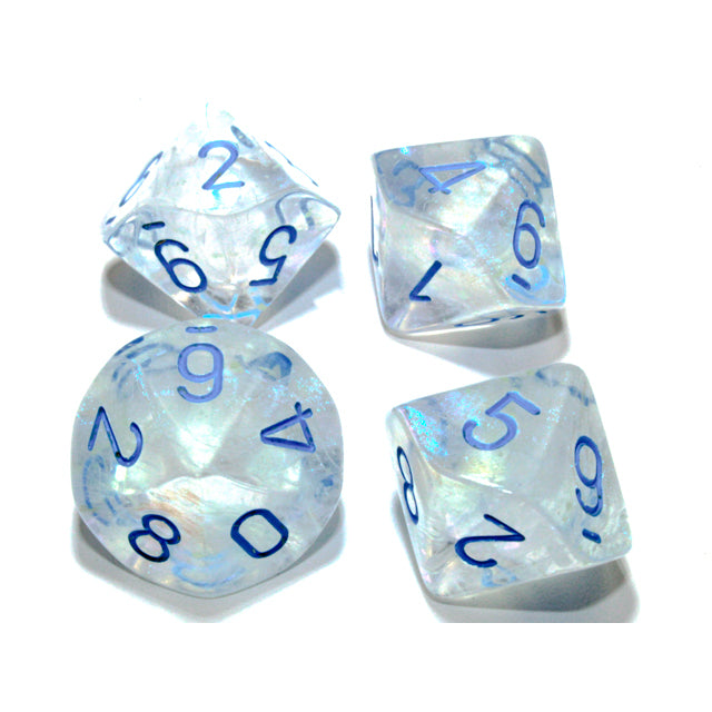 CHX 27381 Borealis Icicle/light blue Set of Ten d10s