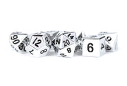 Fanroll: 16mm Metal Polyhedral Dice Set: Silver
