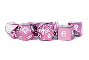 Fanroll: 16mm Metal Polyhedral Dice Set: Pink