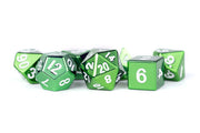 Fanroll: 16mm Metal Polyhedral Dice Set: Green