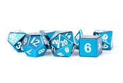 Fanroll: 16mm Metal Polyhedral Dice Set: Blue