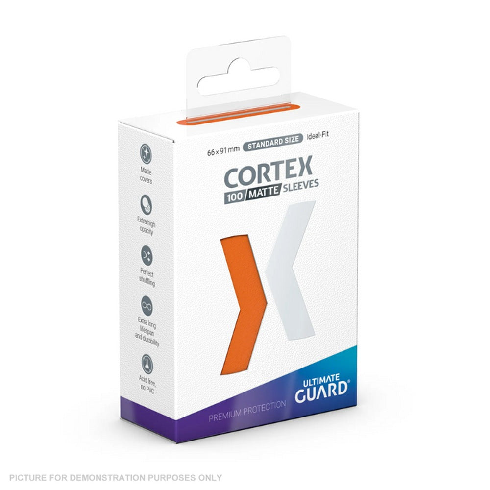 Ultimate Guard Cortex Matte Standard Size Card Sleeves (100) – Orange