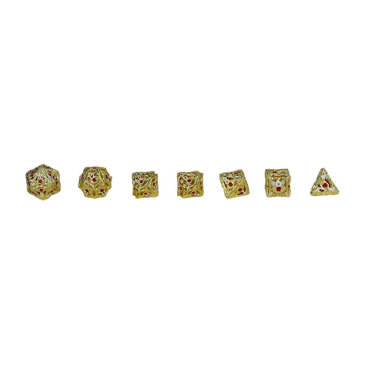 LPG Dice Dragon Eye Dice Set Gold/Red