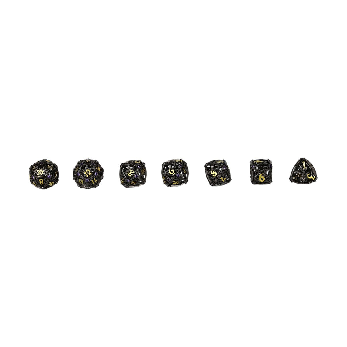 LPG Dice Hoard Guardian Dice Set Black/Gold
