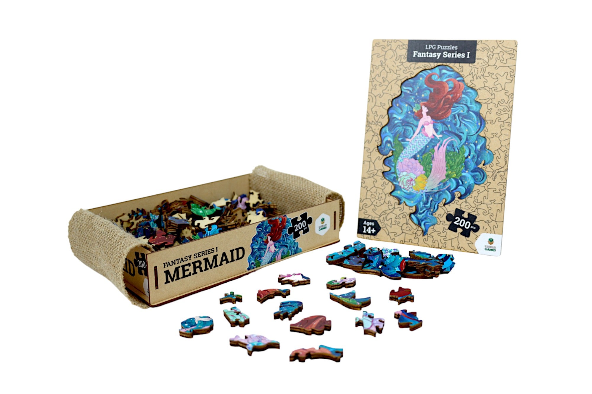 LPG Puzzles Wooden Fantasy Puzzle - Mermaid
