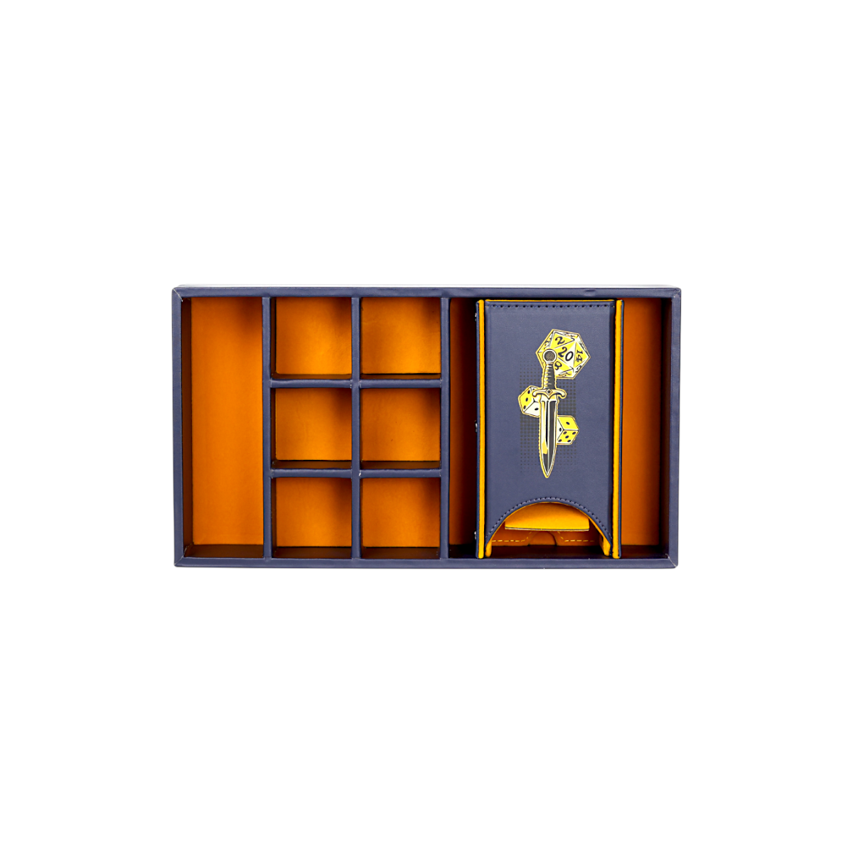 LPG Essentials Dice Case Maxi Vibrant Blue / Brass