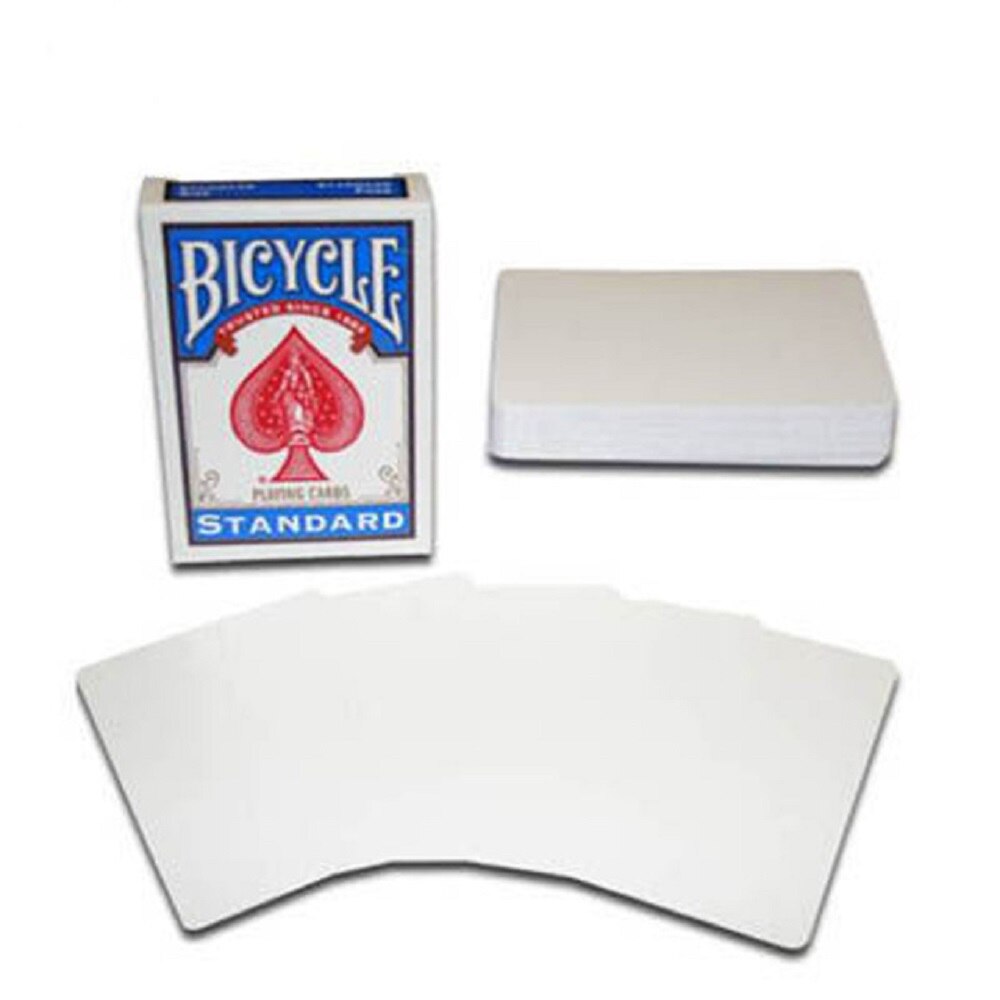 Bicycle Blank Card  Both Sides Case Playing Cards
