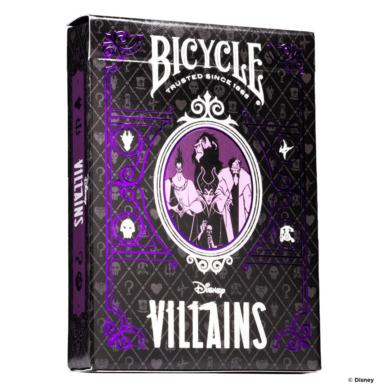 Bicycle Disney Villains Green/Purple Mix Playing Cards Display (6)
