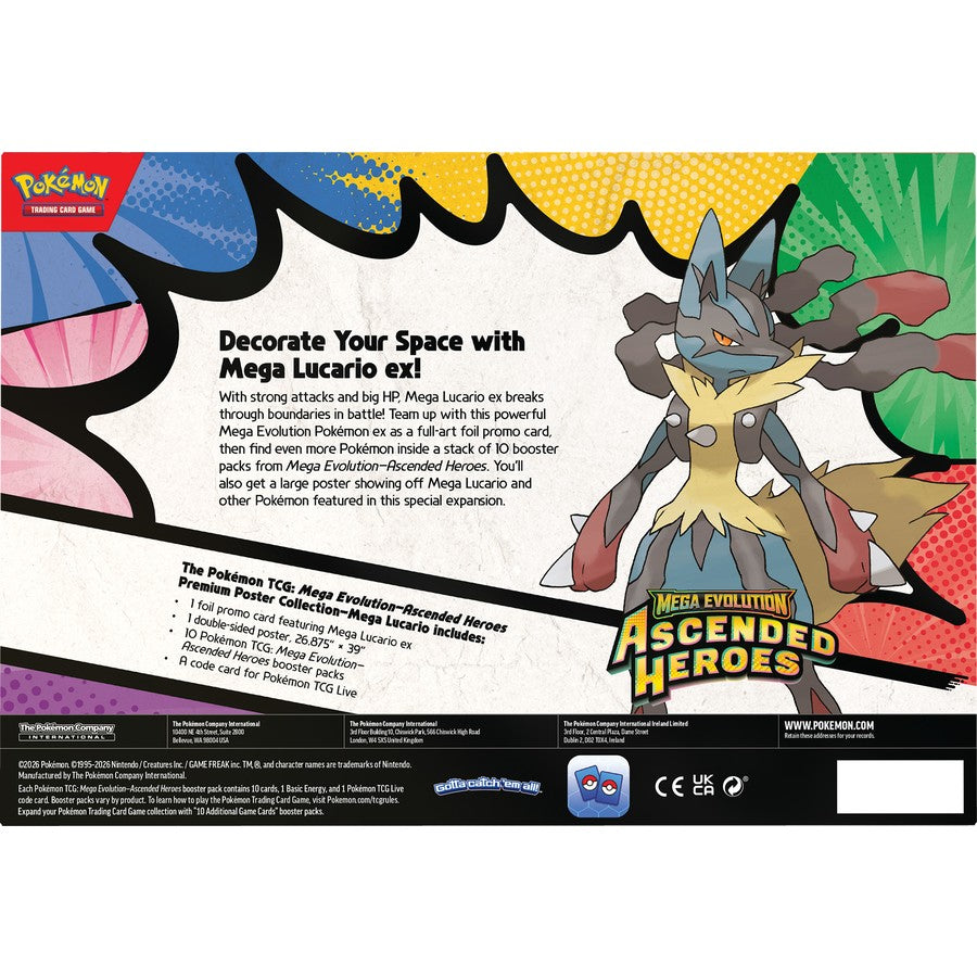 Pokemon TCG: Ascended Heroes Premium Poster Collection (Assorted)