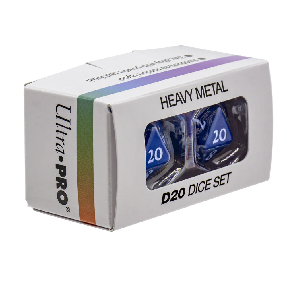 Ultra Pro: UP15936 Vivid Heavy Metal Dice: Blue