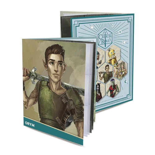 Ultra Pro: UP16122 RPG Folio with Stickers featuring: Orym from Critical Role