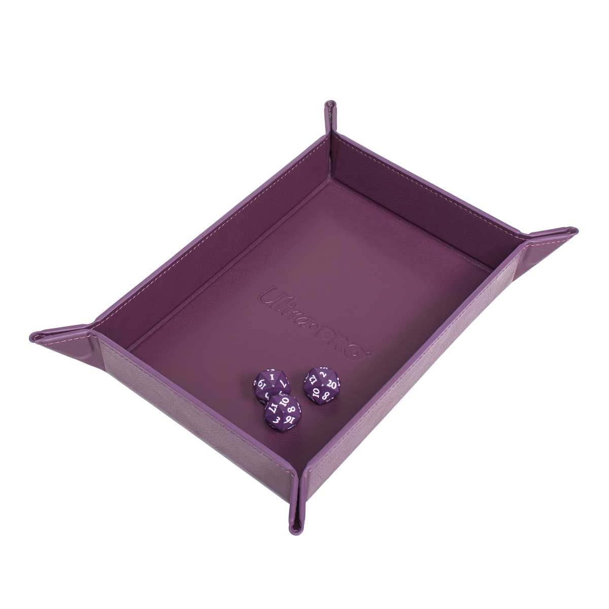 Ultra Pro: UP16489 Vivid Magnetic Folding Dice Tray - Midnight Plum