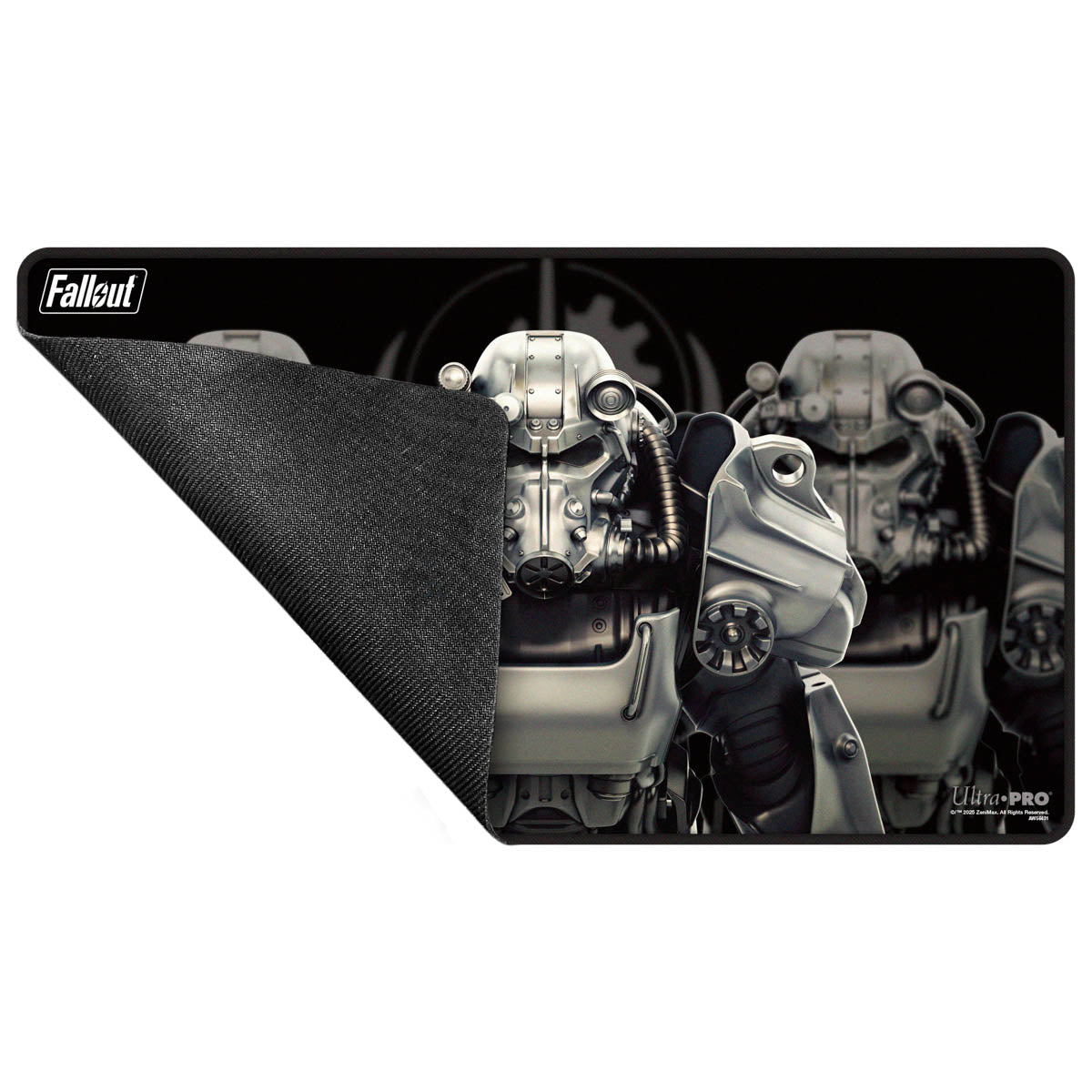 Ultra Pro: UP16587 Brotherhood of Steel Black-Stitched Playmat for Bethesda - Fallout