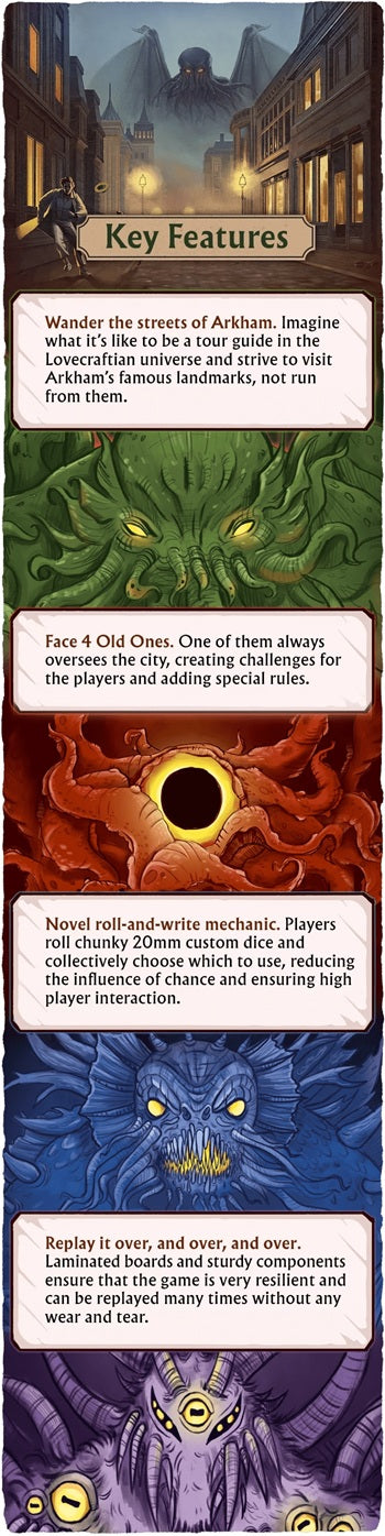 Arkham Travel Guide: a Route Charting Game