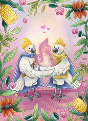 LPG Retail 5x7 Greeting Cards Display - Stray Leaves: Aussie Valentines