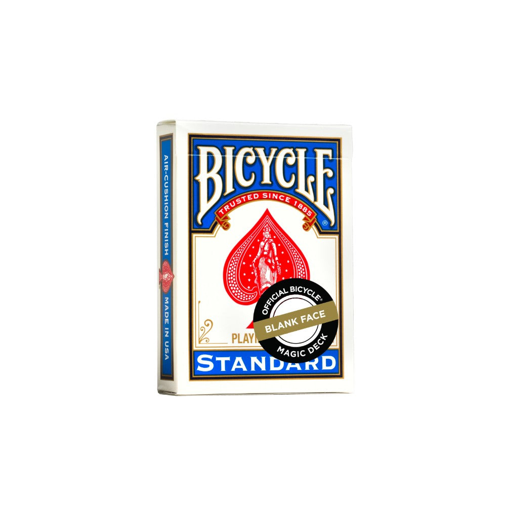 Bicycle Blank Face Blue Back Case Playing Cards