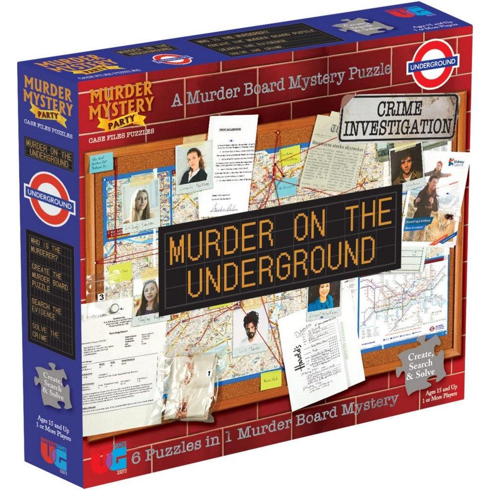 Murder Mystery Party Case File - Murder on the Underground 1000pc Puzzle