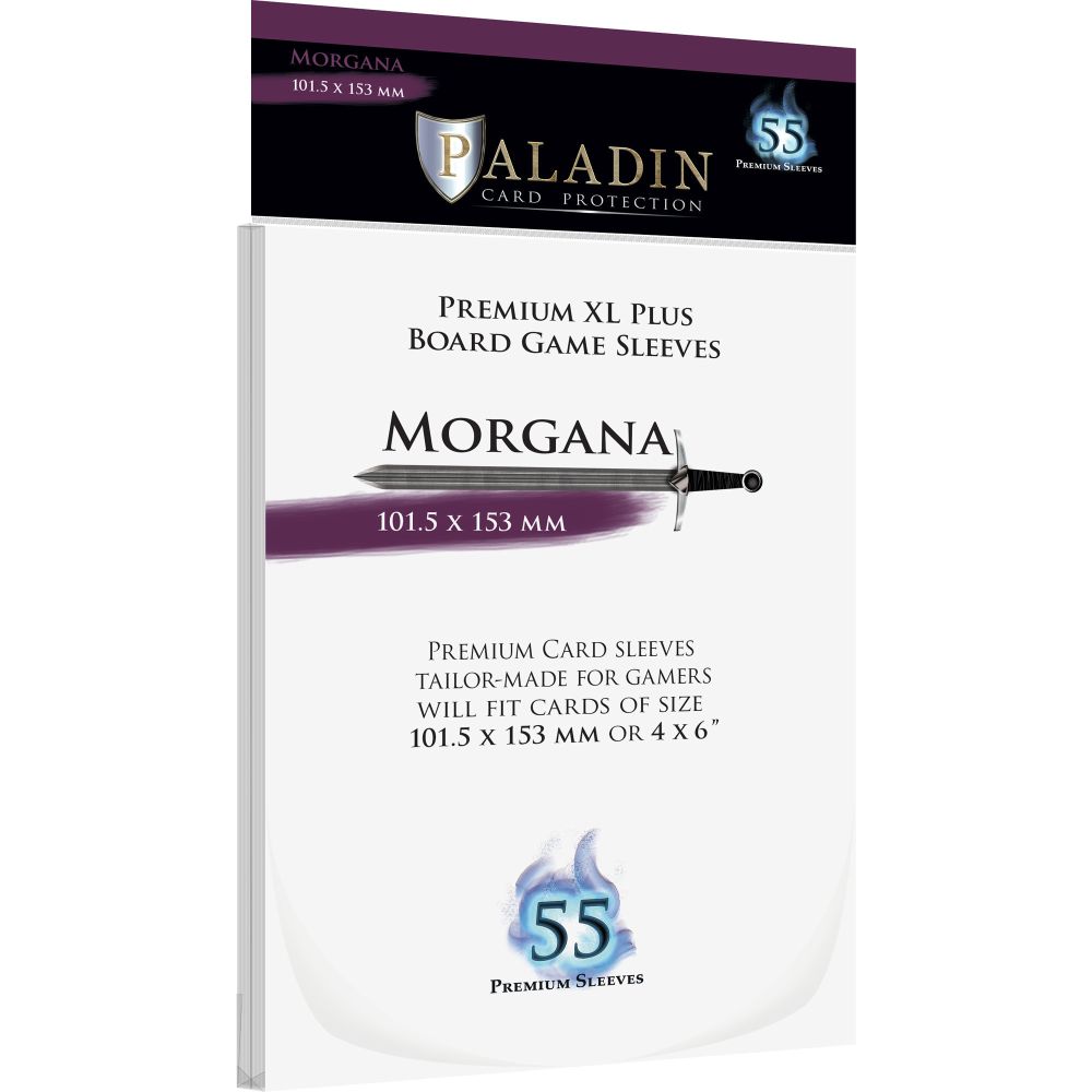 Paladin Clear Sleeves - Morgana (105.mm X 153mm) (55 Sleeves Per Pack)
