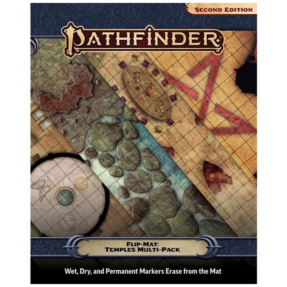 Pathfinder Accessories: Flip-Mat: Temples Multi-Pack