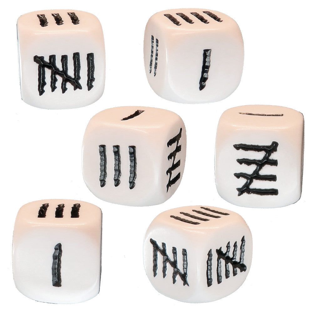 Tally Mark D6 Dice Set