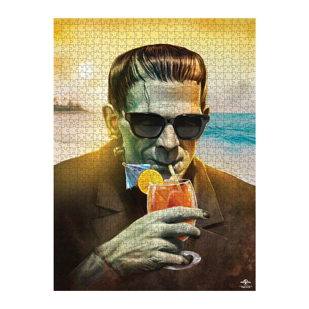 Frankenstein On The Beach 1000 Pc Puzzle