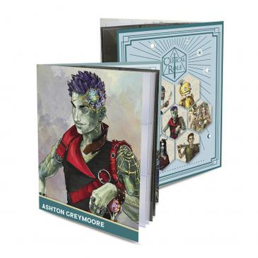Ultra Pro: UP16116 RPG Folio with Stickers featuring: Ashton Greymoore from Critical Role