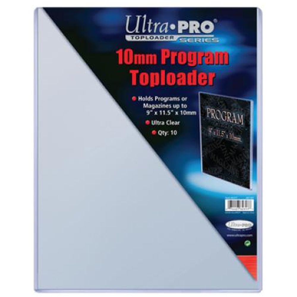 Ultra Pro: UP82317 9" X 11-1/2" Program Toploader 10ct