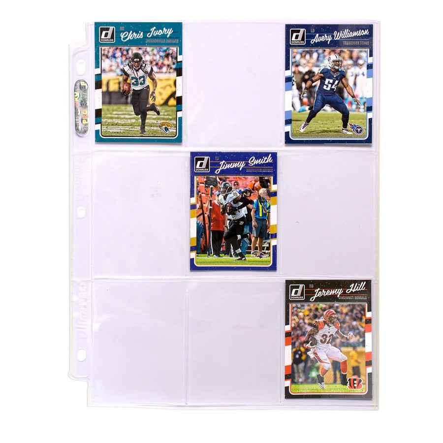 Ultra Pro: UP83673 9-Pocket Platinum Series Page for Standard Size Cards - AMZ Bundle 25-count pack
