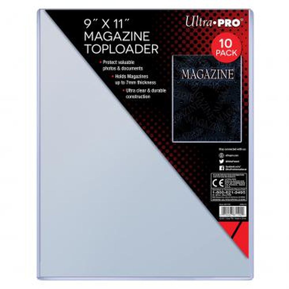 Ultra Pro: UP81192 9" X 11-1/4" Thick Magazine Toploader 10ct