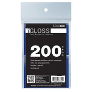 Ultra Pro: UP83745 PRO-Gloss Standard Deck Protector Sleeves 200ct Bundle - Blue