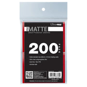 Ultra Pro: UP83760 PRO-Matte Standard Deck Protector Sleeves 200ct Bundle - Red
