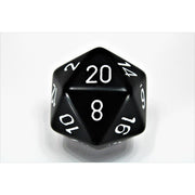 CHX XQ2008 Opaque Black/white 34mm d20 Dice
