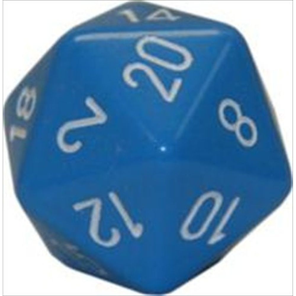 CHX XQ2016 Opaque Light Blue/white 34mm d20 Dice