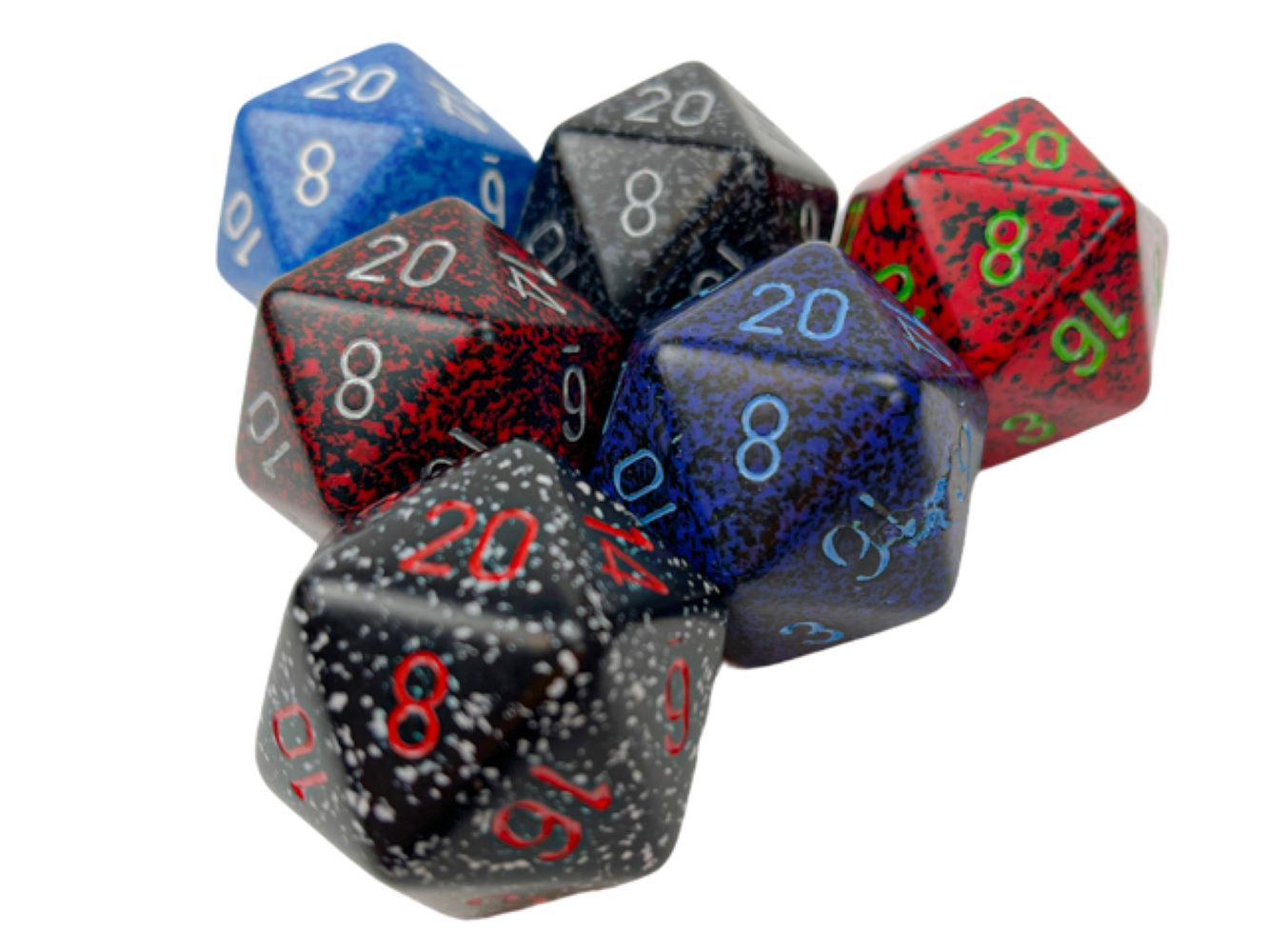 CHX XS20AAFS Factory-Second Speckled 34mm d20 Dice