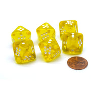 CHX XT0802 Translucent Yellow/white w/pips d8 Dice