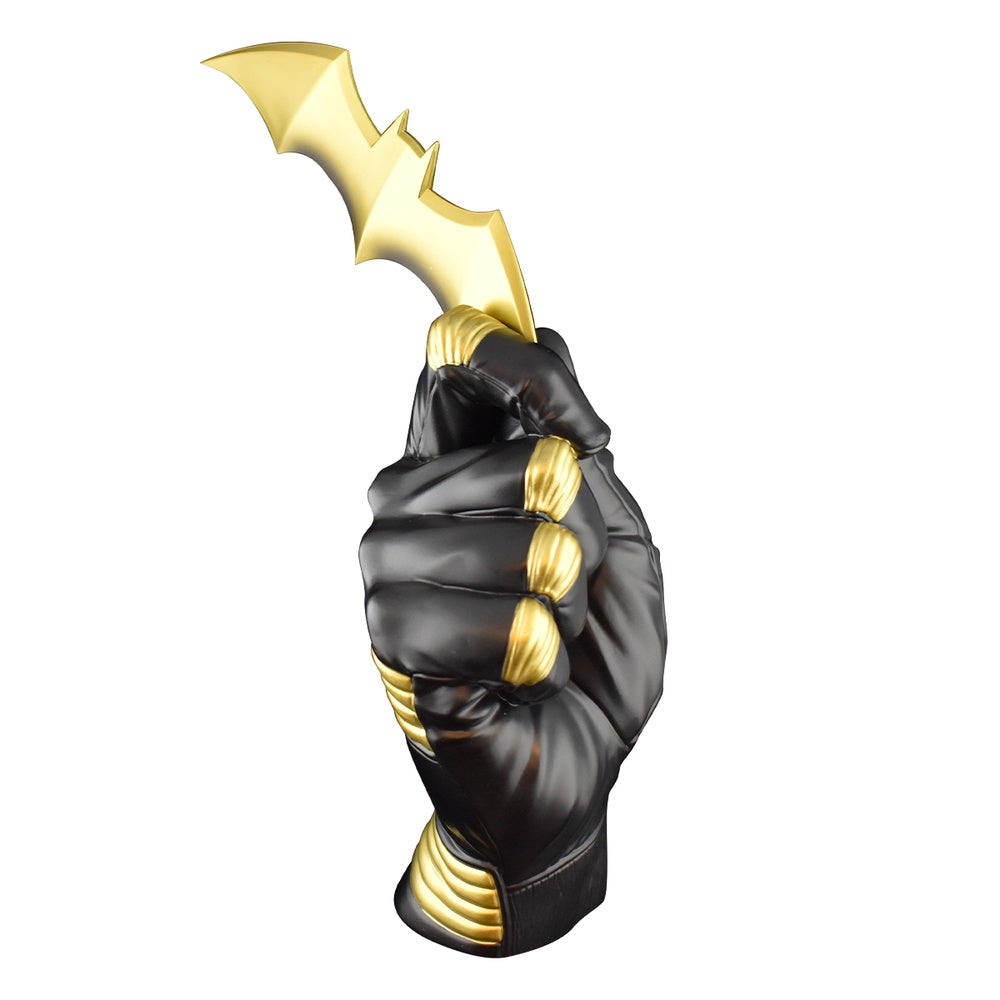 Cryptozoic: Batman Batarang Statue: Black & Gold Edition
