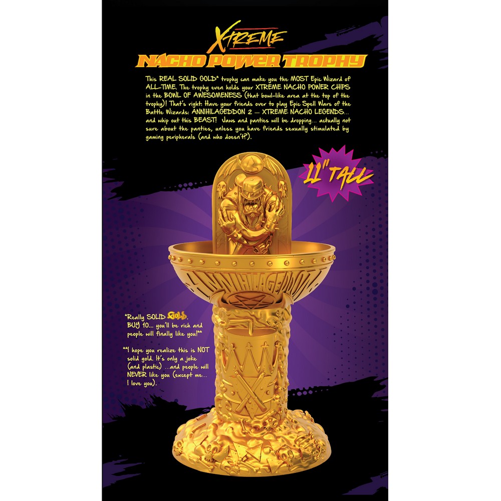 Cryptozoic: Xtreme Nacho Power Trophy (For Epic Spell Wars Of The Battle Wizards: Annihilageddon 2)
