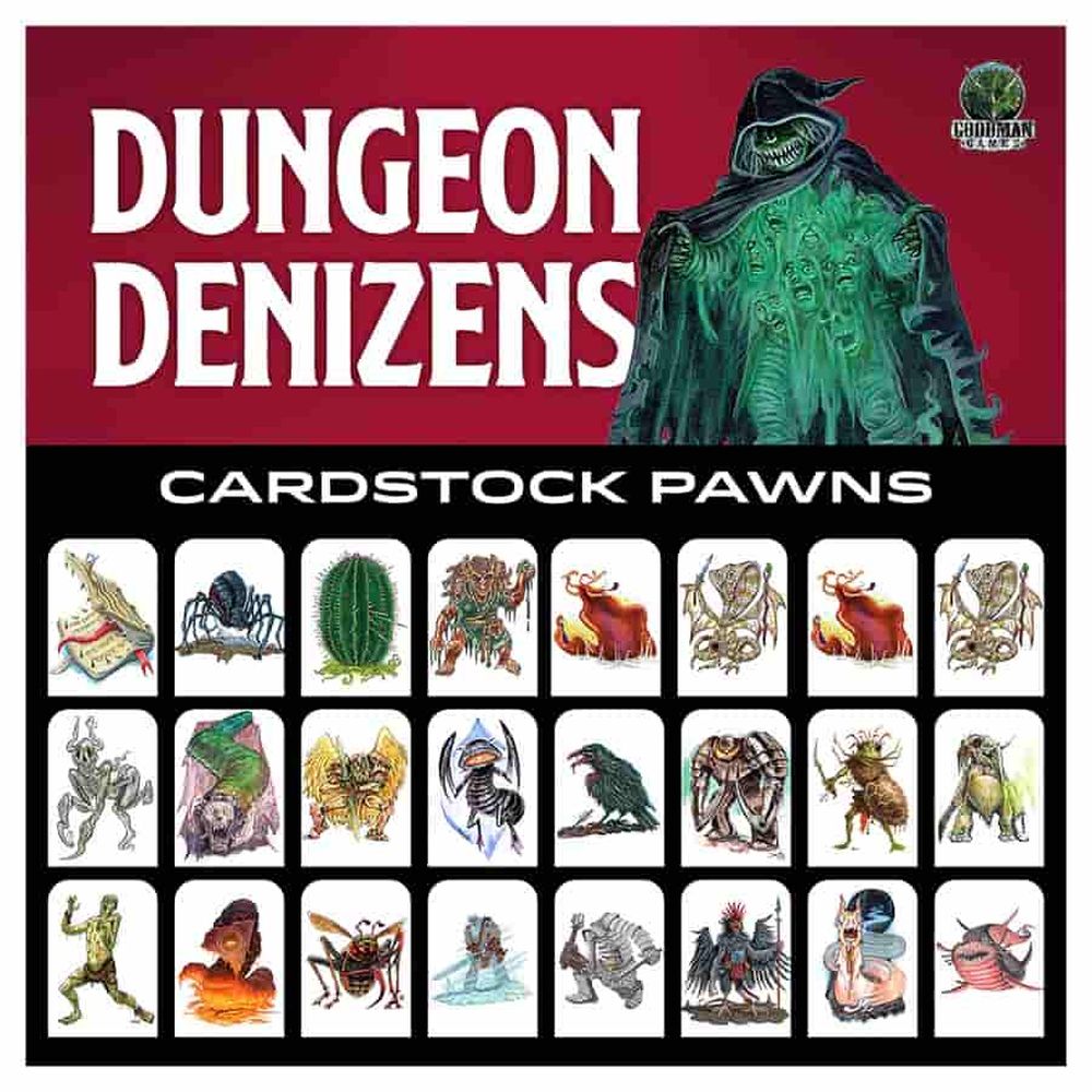 D&D 5e - Dungeon Denizens Cardstock Pawns (System Neutral)