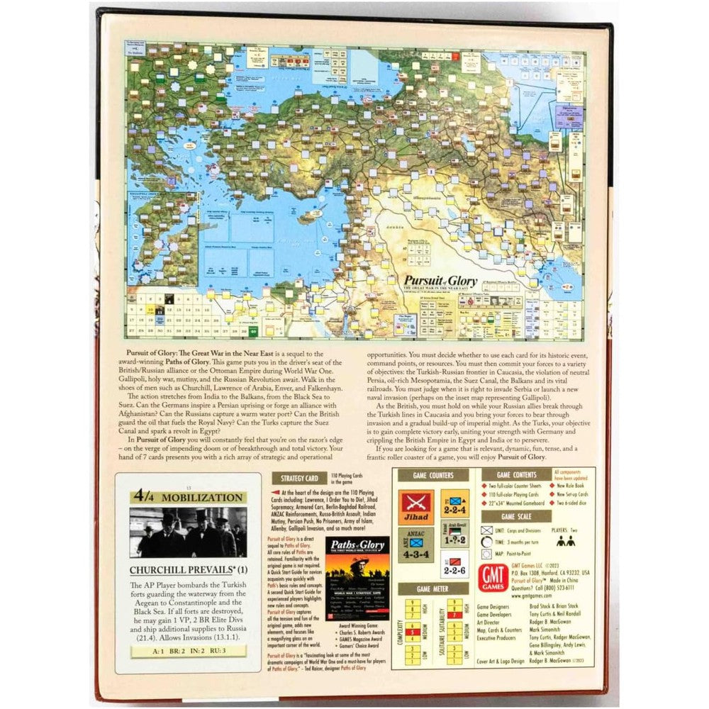 GMT Games - Pursuit of Glory second edition