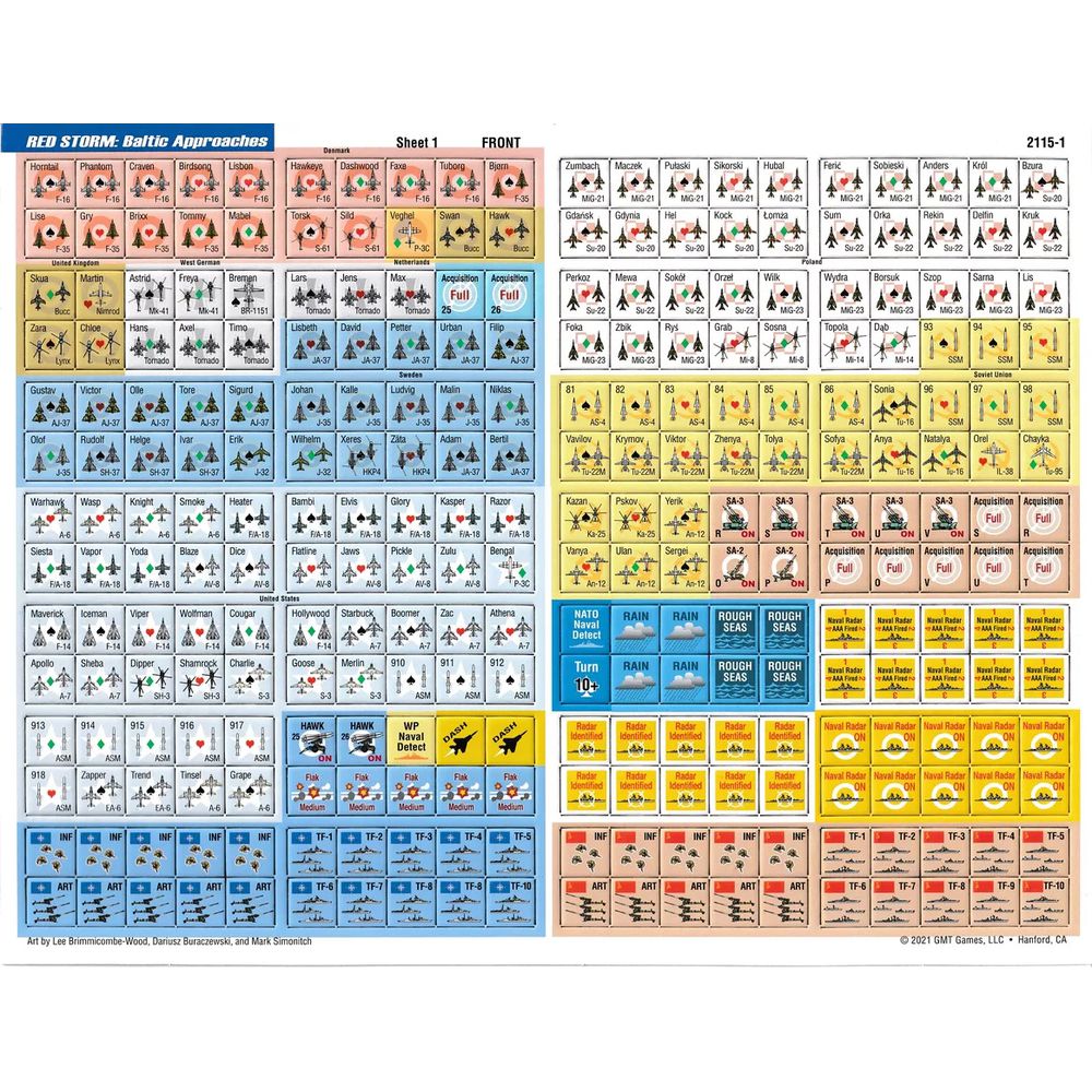 GMT Games - Baltic Approaches expansion to Red Storm