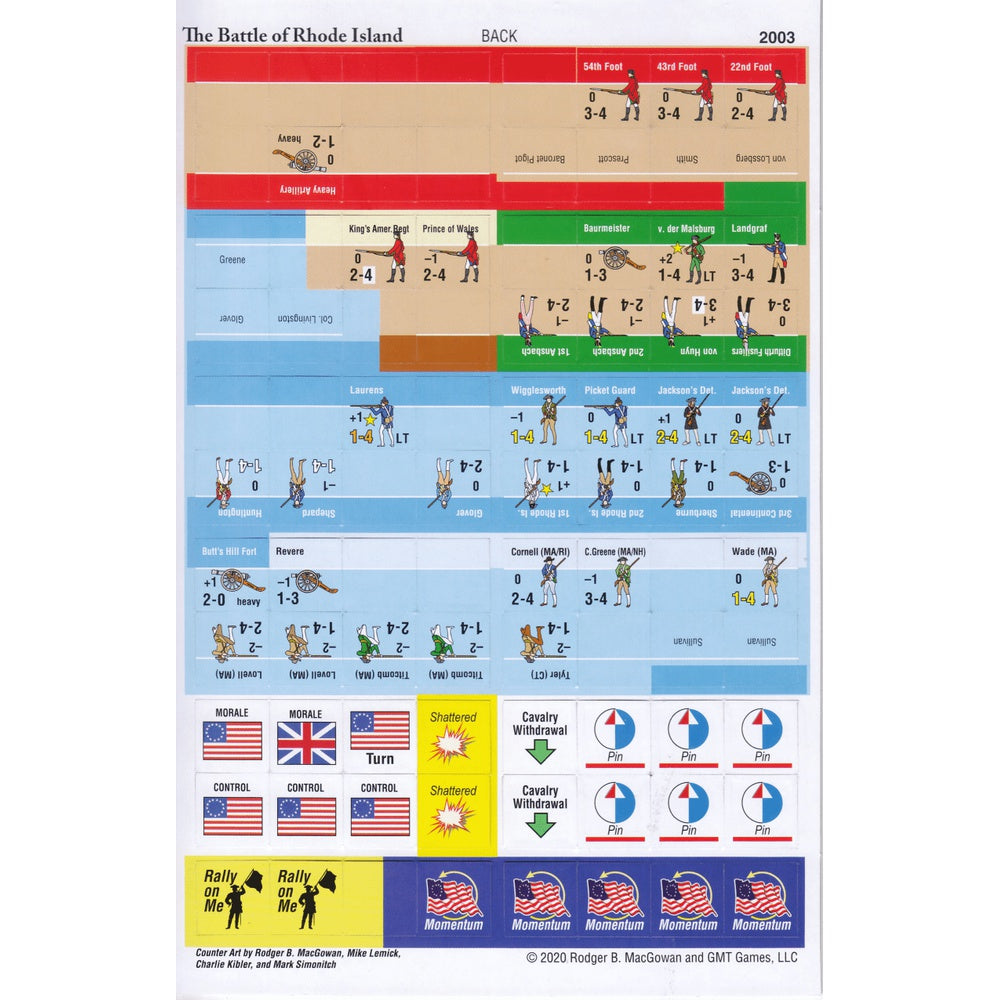 GMT Games - Battle For Rhode Island Am-Rev #9