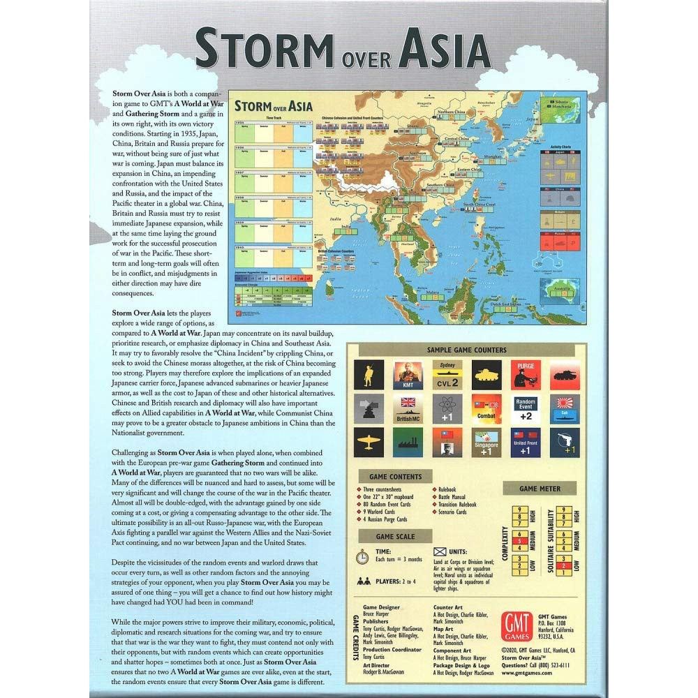 GMT Games - Storm Over Asia