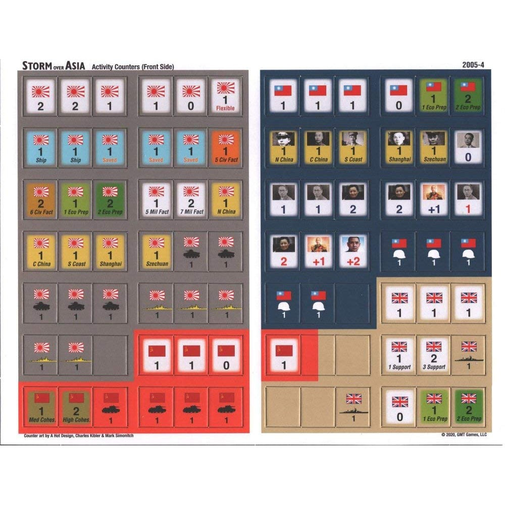 GMT Games - Storm Over Asia