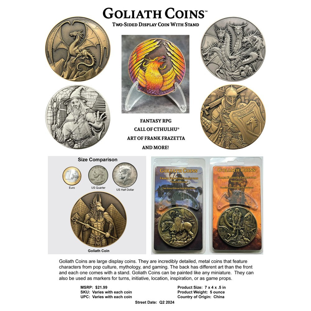 Five-Headed Dragon Goliath Coin